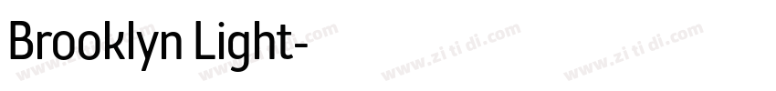 Brooklyn Light字体转换 Brooklyn Light字体转换